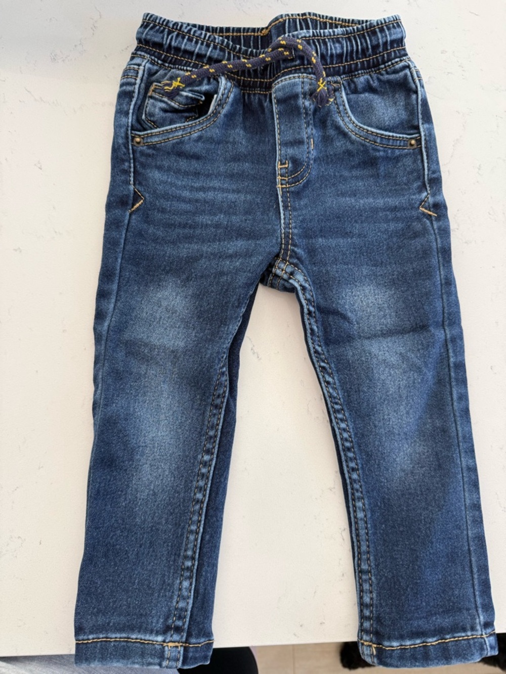 Cat & Jack Dark Wash Pull-On Denim Jeans